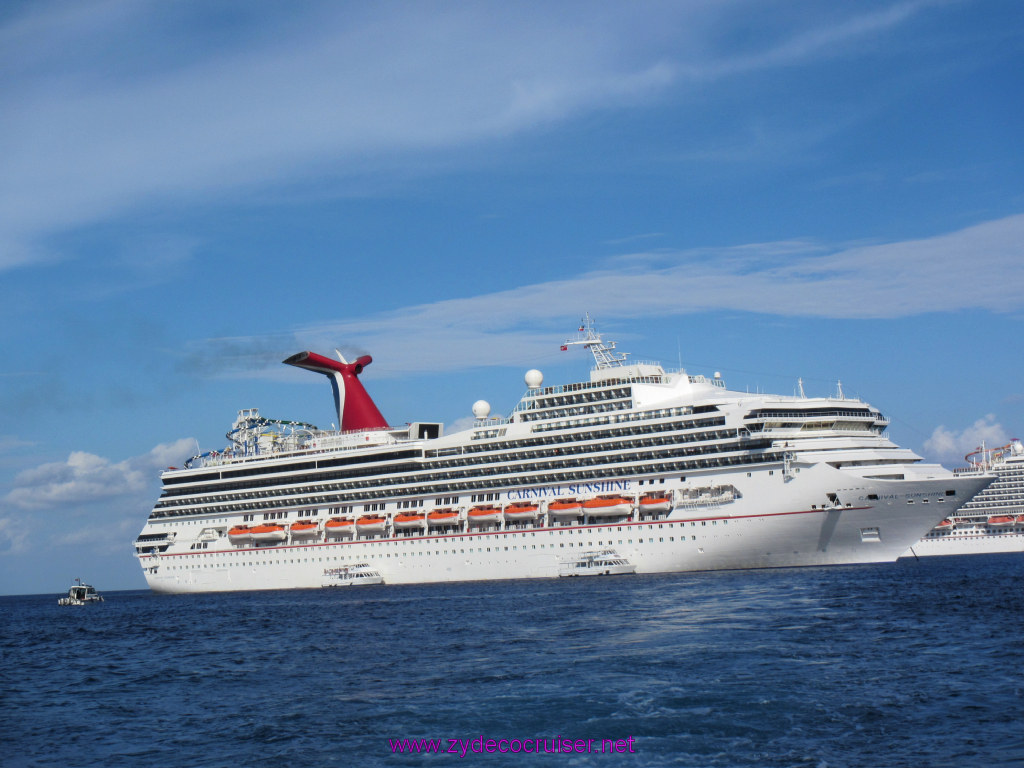007: Carnival Sunshine Cruise, Nov 21, 2013, Grand Cayman, Tendering in, 