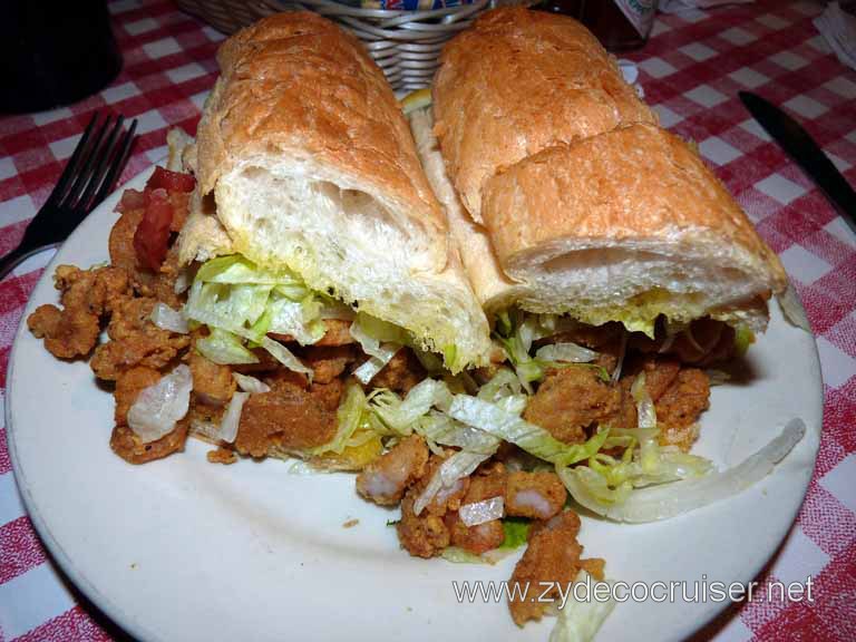 040: Carnival Triumph, New Orleans, Post-cruise, Frankie and Johnny's Restaurant, Shrimp Poorboy
