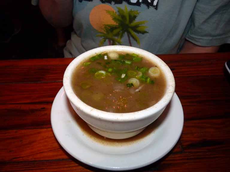 072: Carnival Triumph, New Orleans, Post-Cruise, Coop's Place, Seafood Gumbo. You could taste the file; no okra. It was good but not the best ever.
