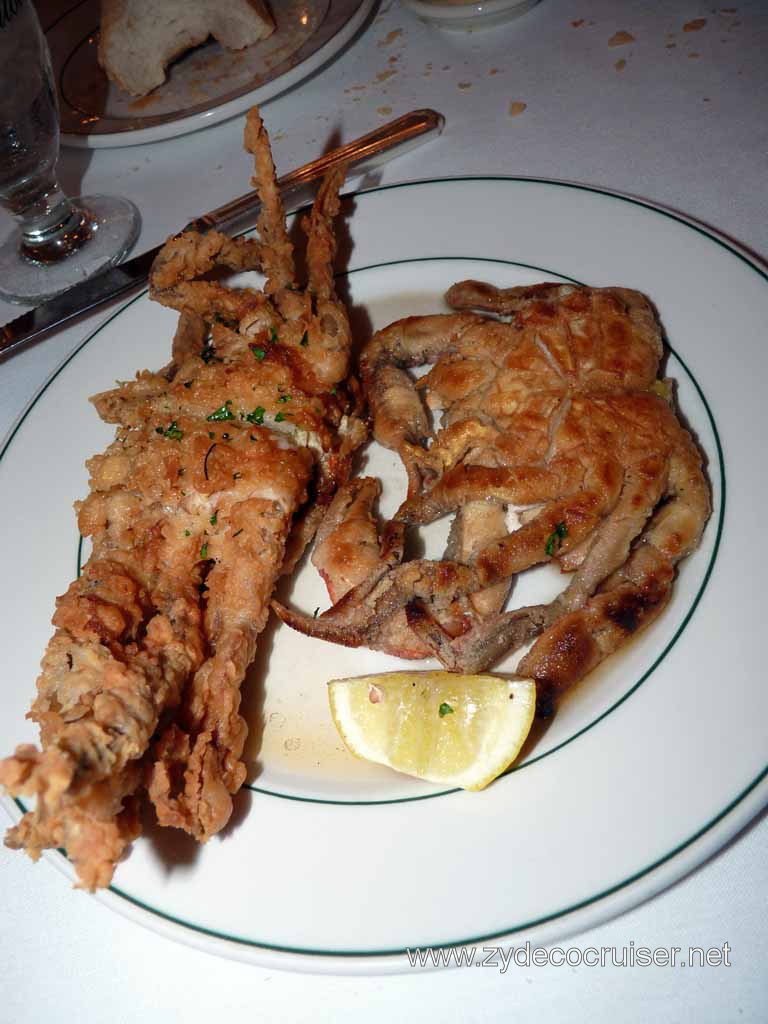 166: Carnival Triumph, Pre-Cruise, New Orleans - Galatoire's - Soft shell Crabs - One fried, one sauted meuniere. Excellant!
