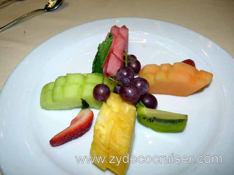 065: Carnival Triumph, Fun Day at Sea and Elegant Night, Fresh Tropical Fruit Plate