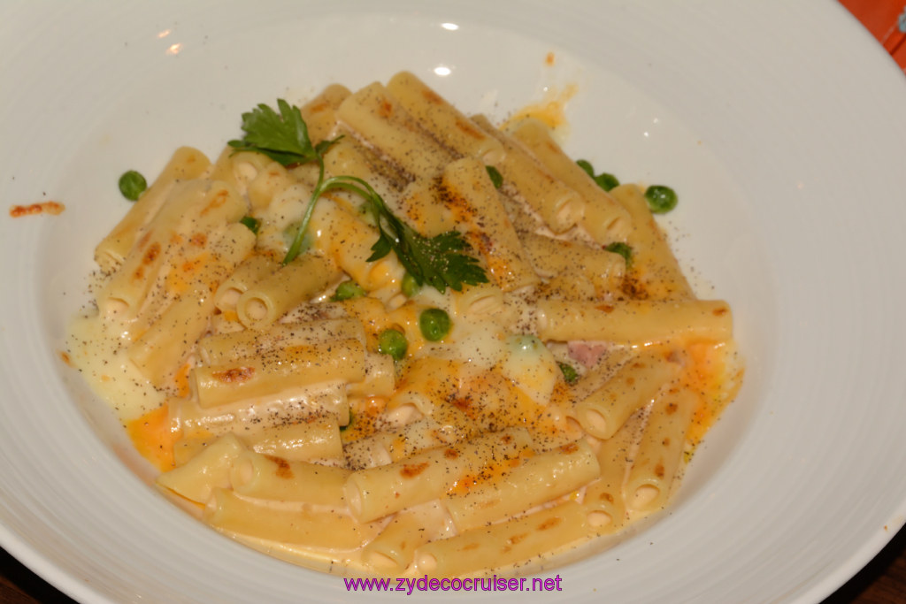 108: Carnival Triumph Journeys Cruise, Oct 26, 2015, Sea Day 2, MDR Dinner, Baked Ziti