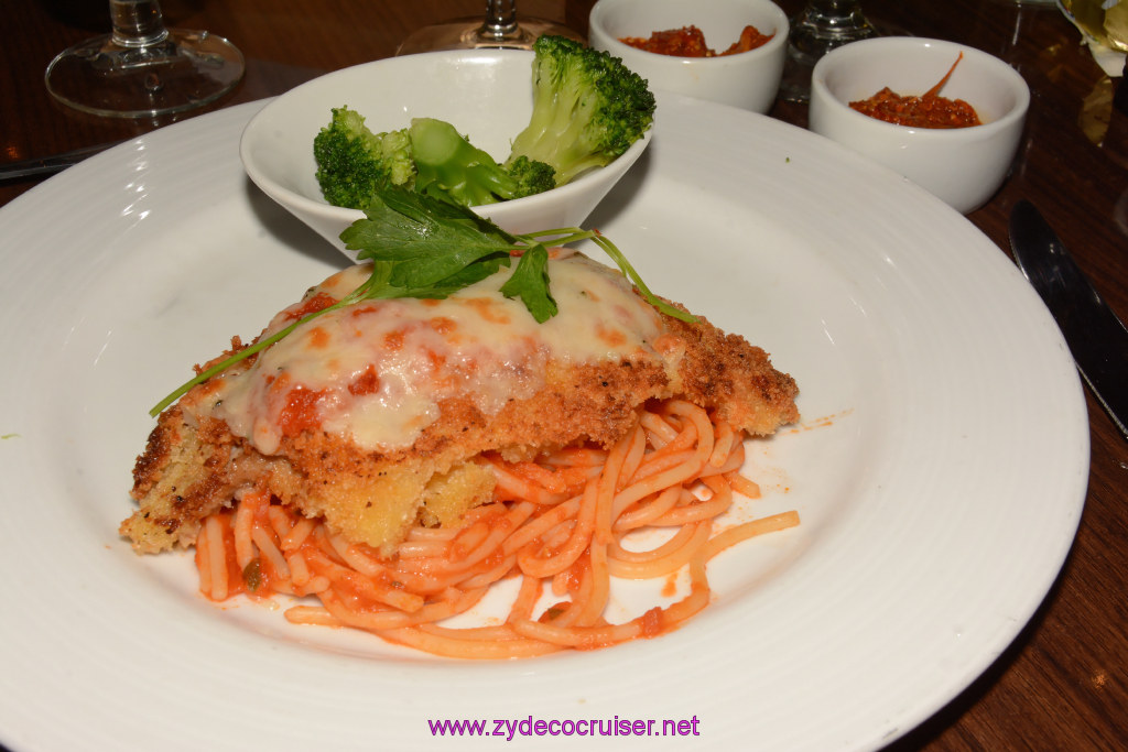 110: Carnival Triumph Journeys Cruise, Oct 26, 2015, Sea Day 2, MDR Dinner, Veal Parmesan, 