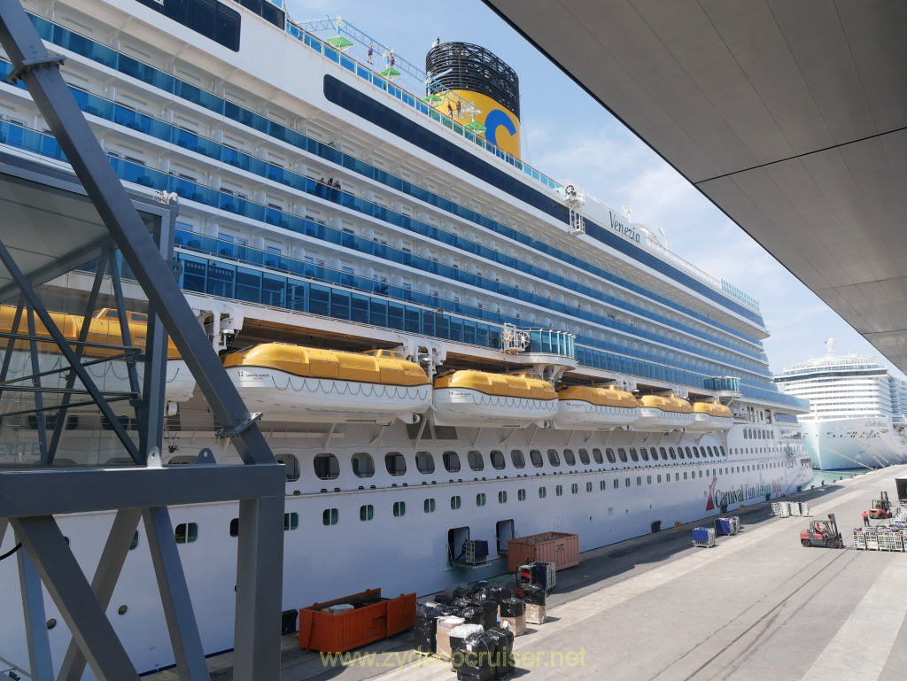 077: Carnival Venezia Transatlantic Cruise, Barcelona, Embarkation
