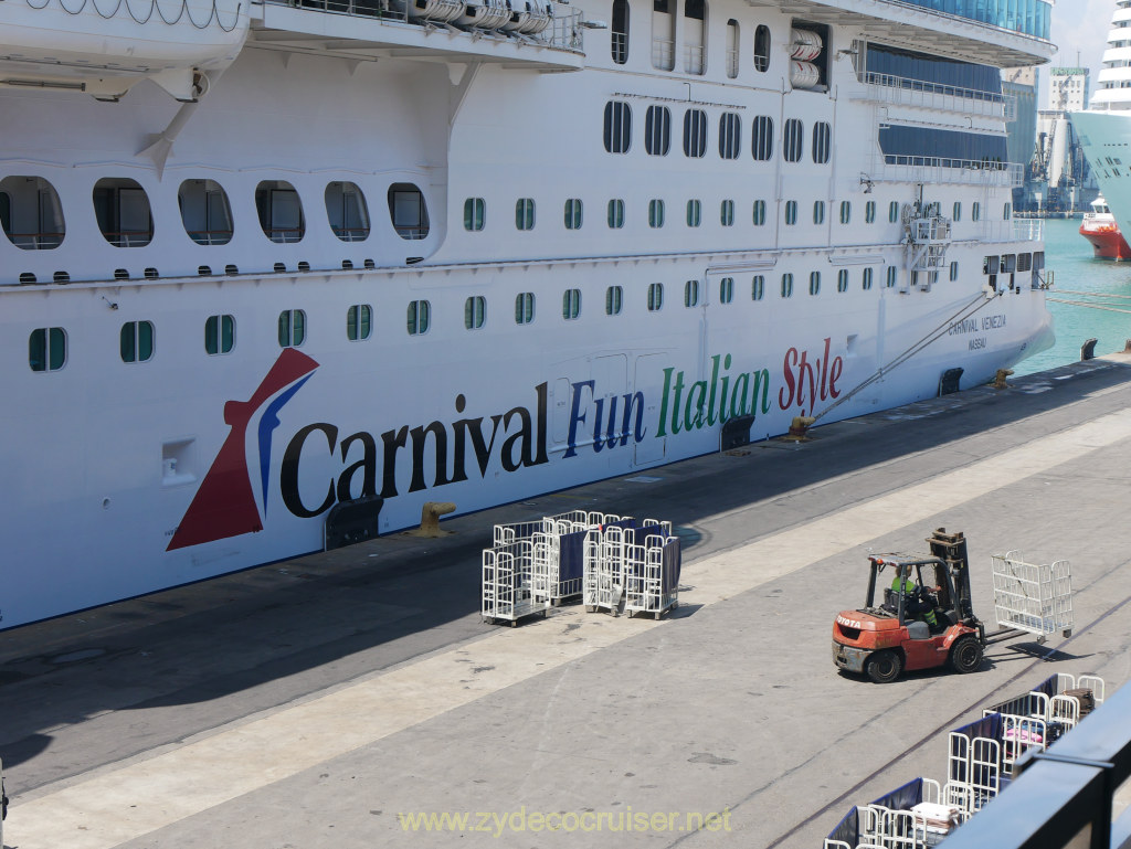 078: Carnival Venezia Transatlantic Cruise, Barcelona, Embarkation