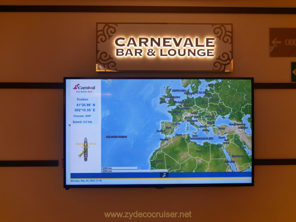 142: Carnival Venezia Transatlantic Cruise, Barcelona, Embarkation