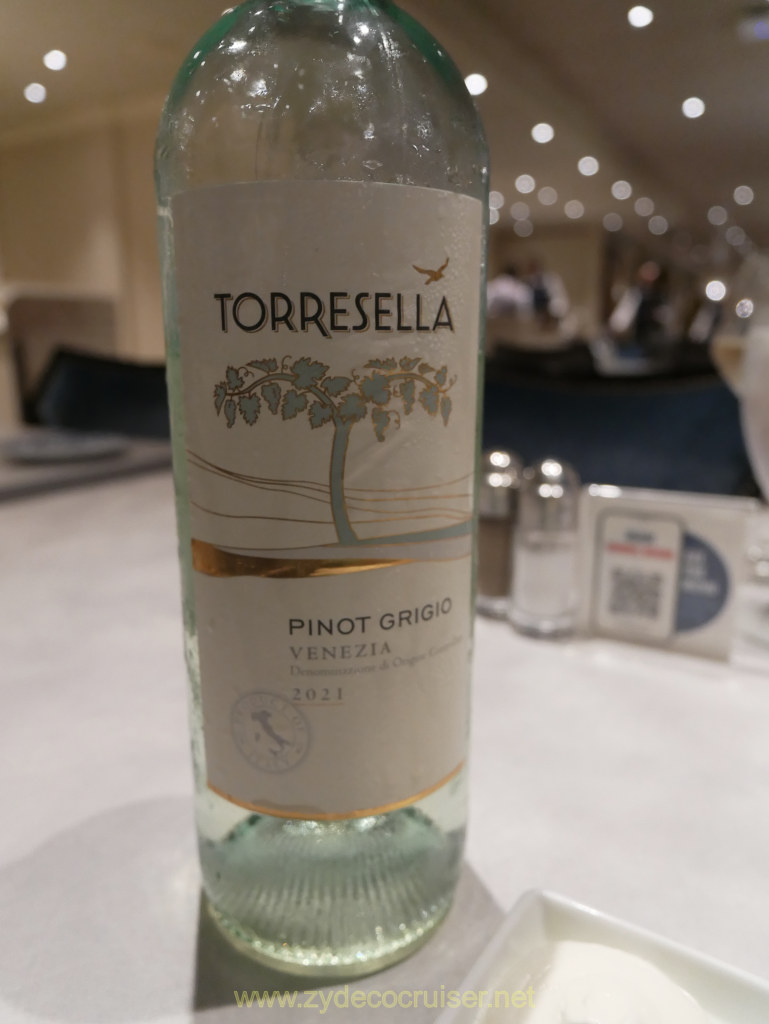 035: Carnival Venezia Transatlantic Cruise, We found a new wine we liked. 