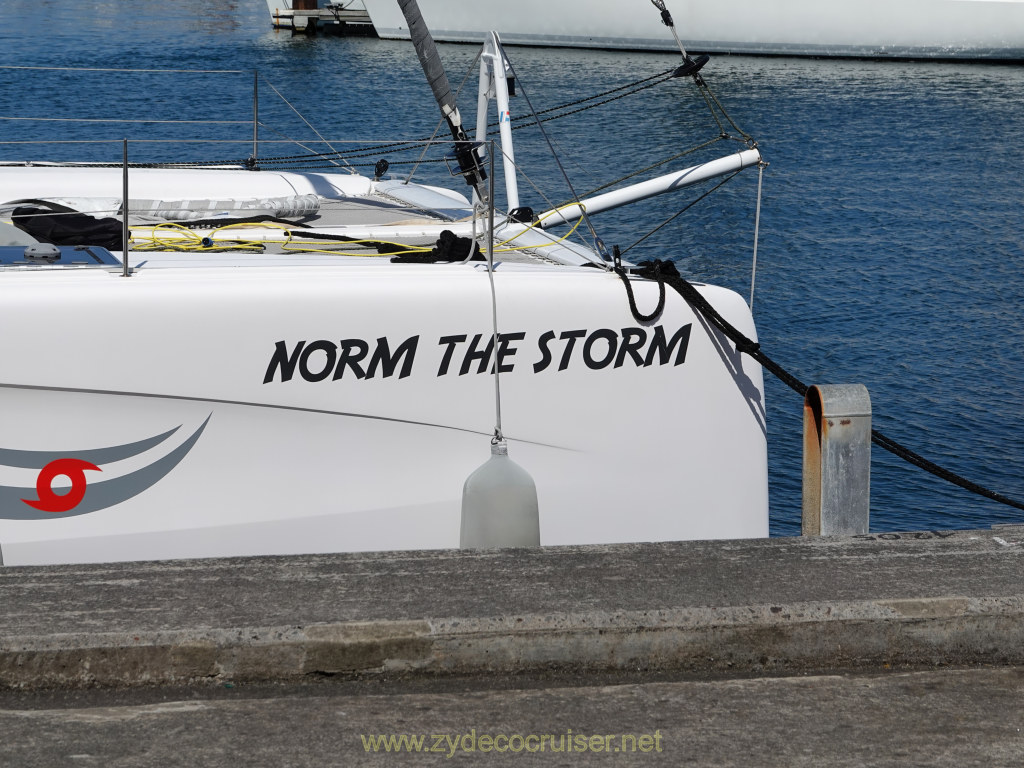 073: Carnival Venezia Transatlantic Cruise, Ponta Delgada, Norm the Storm