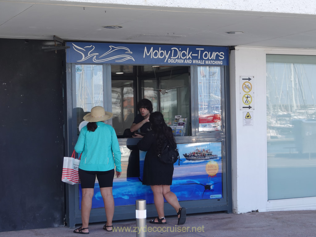 082: Carnival Venezia Transatlantic Cruise, Ponta Delgada, Moby Dick Tour Office and Meeting Point