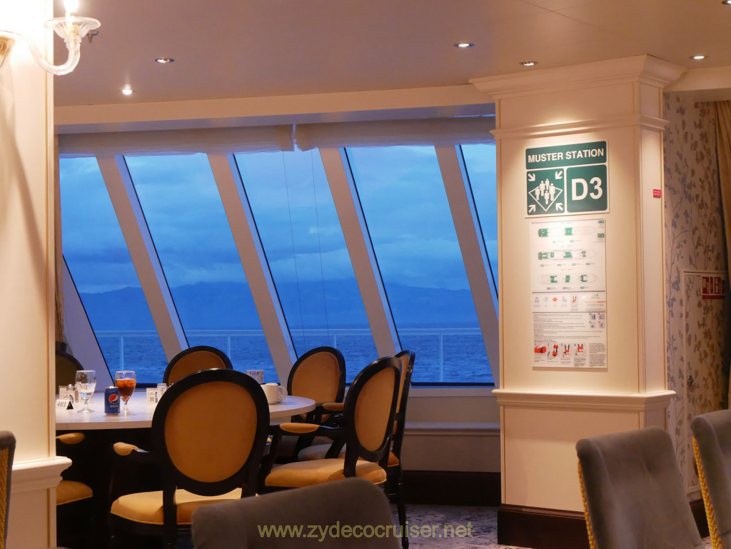 412: Carnival Venezia Transatlantic Cruise, Ponta Delgada, MDR Dinner, View