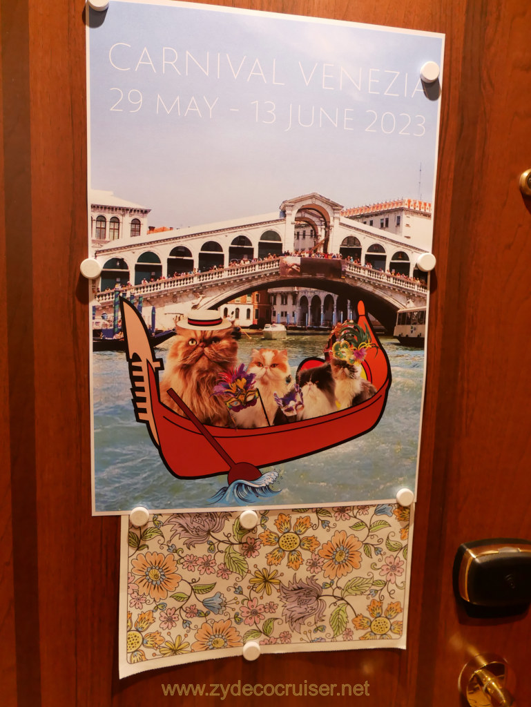 042: Carnival Venezia Transatlantic Cruise, Sea Day 3, Cats!