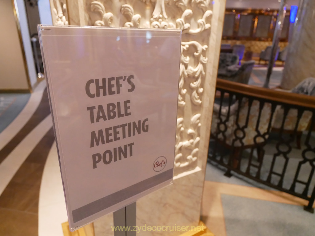 Carnival Venezia Chef's Table: Meeting Point