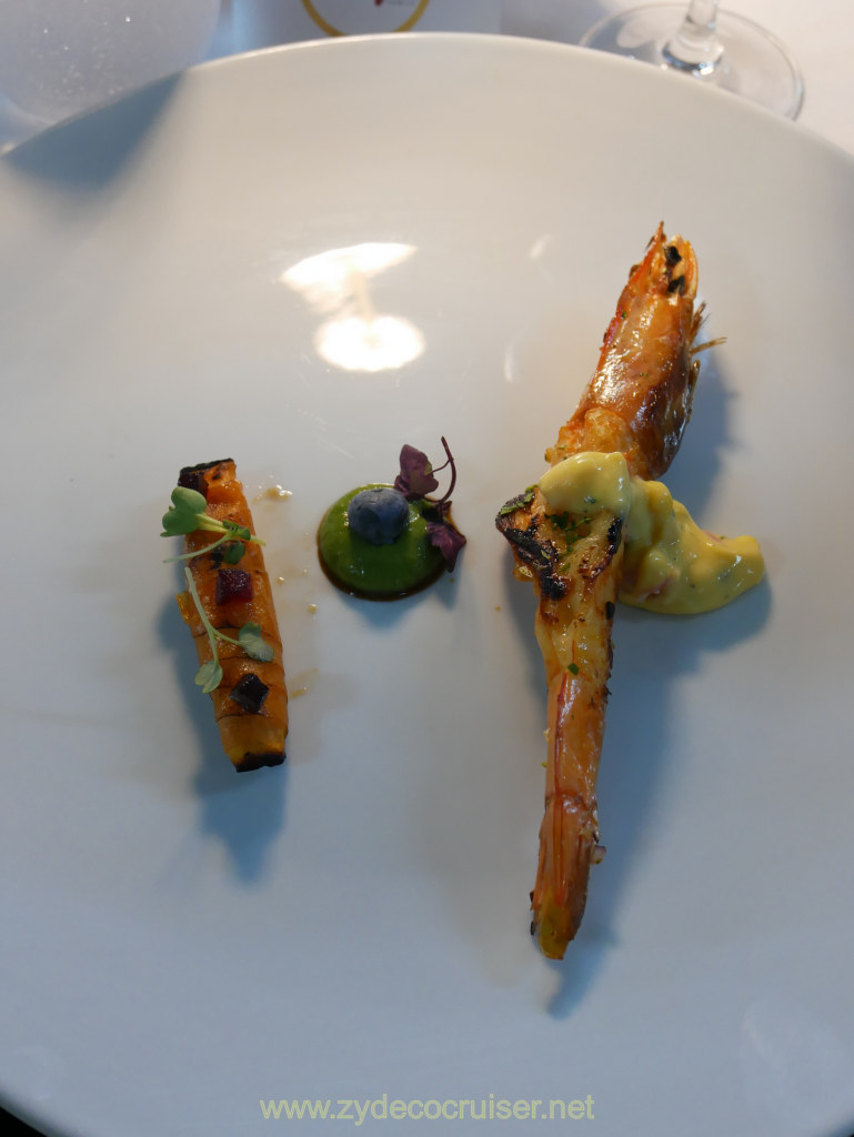 Carnival Venezia Chef's Table: Garlic Rubbed Spot Shrimp
