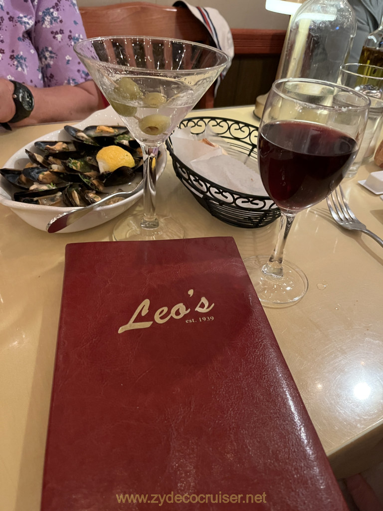 130: Hoboken, Leo's Restaurant, Mussels, Martini, and more