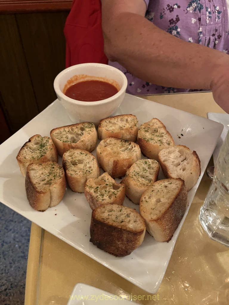 134: Hoboken, Leo's Restaurant, Garlic Bread. Pretty good, but so was the standard bread