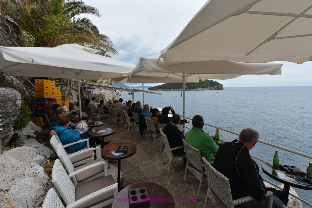 201: Carnival Vista Inaugural Voyage, Dubrovnik, Cafe Buza