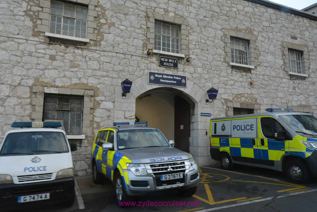 059: Carnival Vista Transatlantic Cruise, Gibraltar, New Mole House, Royal Gibraltar Police Headquarters