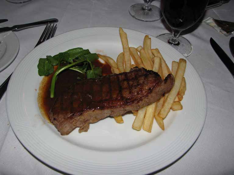 8 oz Grilled Sirloin Steak, NCL Spirit