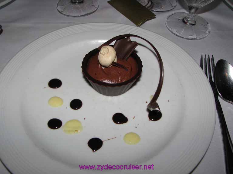 Cappuccino Chocolate Mousse in a Chocolate Cup, NCL Spirit