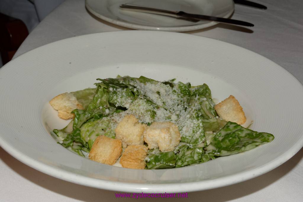 007: Emerald Princess Cruise, MDR Dinner, Caesar Salad, 