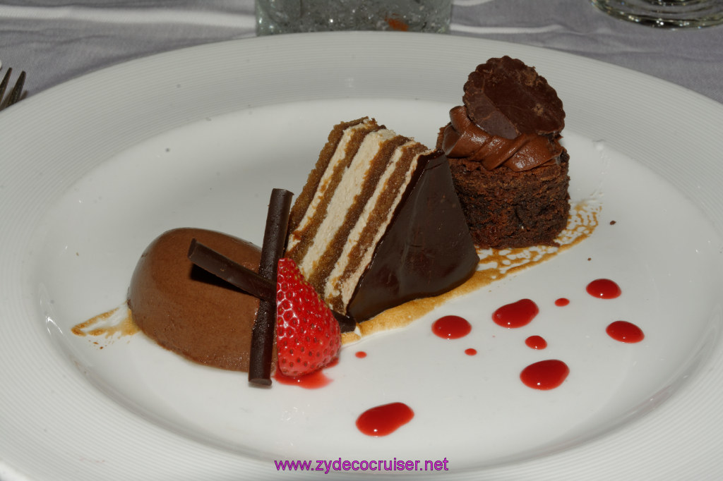 066: Emerald Princess Cruise, MDR Dinner, Chocolate Lovers Delight, 