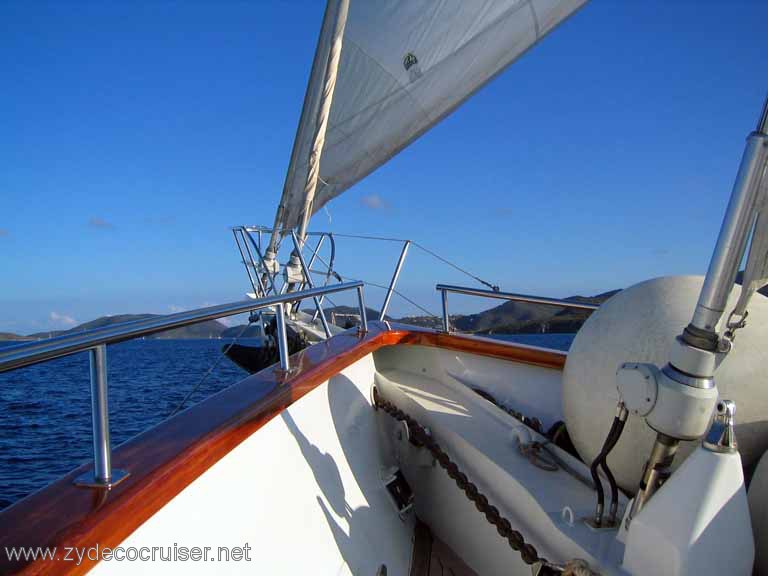 221: Sailing Yacht Arabella - British Virgin Islands - Underway for the Bitter End Yacht Club