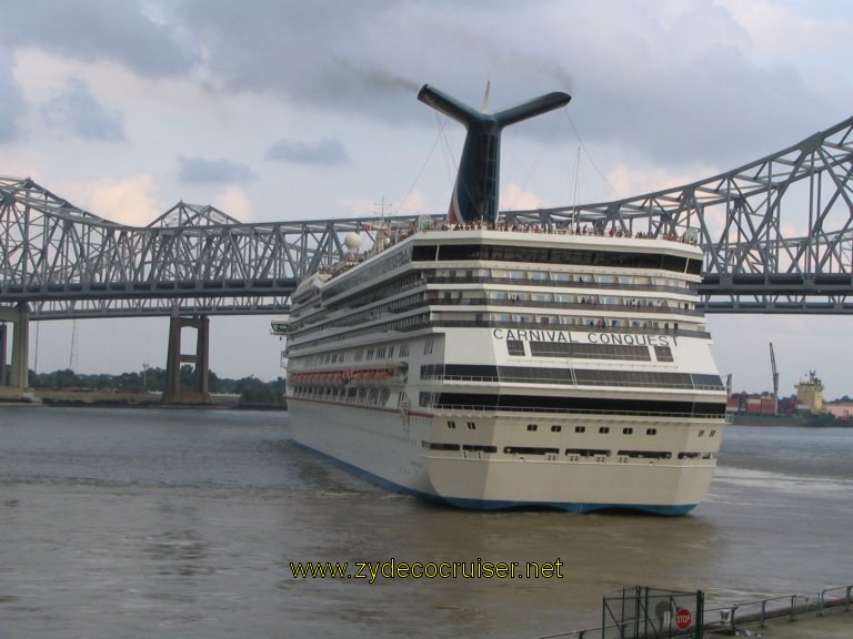 Carnival Conquest Sail Away in New Orleans