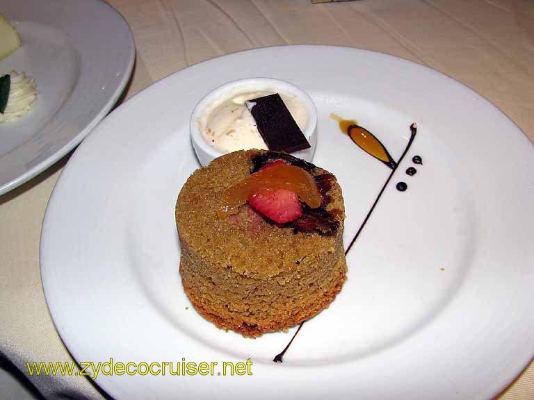 Warm Fig, Date, and Cinnamon Cake, Carnival Freedom