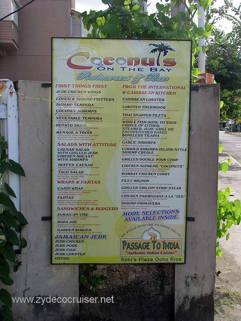 052: Carnival Freedom, Ocho Rios, Coconuts on the Bay