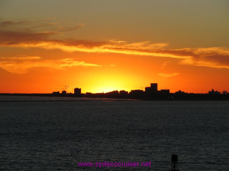 Galveston Sunset from Grand Princess