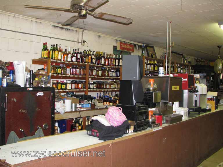 016: Moon's Grocery and Deli, Homer, LA - You buy a bottle of booze, mixers, whatever, and serve yourself.