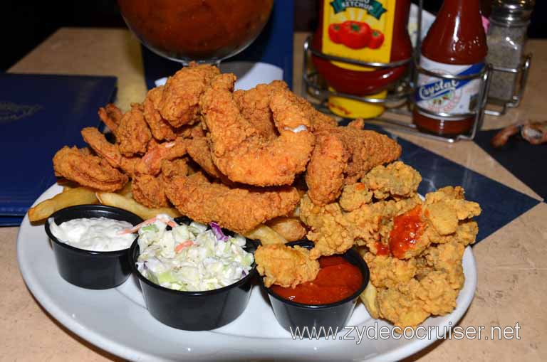 003: Christmas, 2010, New Orleans, LA, Deanie's Restaurant, Fried Shrimp, Oysters, and Catfish Platter