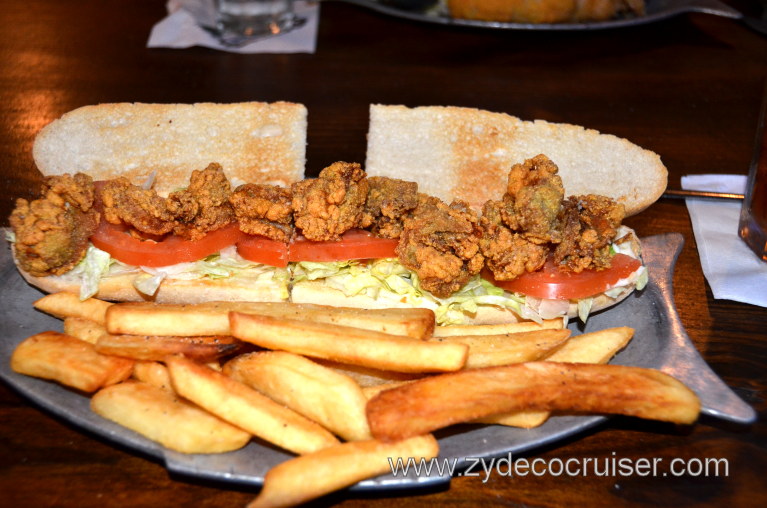 100: Baton Rouge Trip, March, 2011, Mike Anderson's Restaurant, Oyster Poboy 