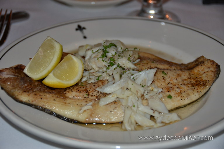 020: Baton Rouge Trip, March, 2011, Galatoire's Bistro, Pompano with crabmeat topping and Meuniere sauce (special that night)