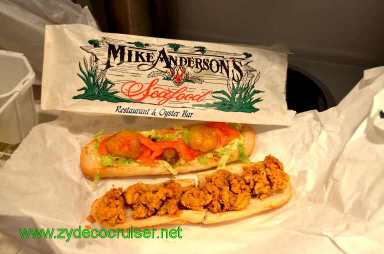 045: Baton Rouge Trip, March, 2011, Mike Anderson's Seafood, Oyster Poboy