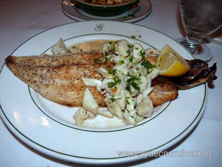 124: Christmas, 2009, New Orleans, Galatoire's Restaurant, Pompano with Jumbo Lump Crabmeat