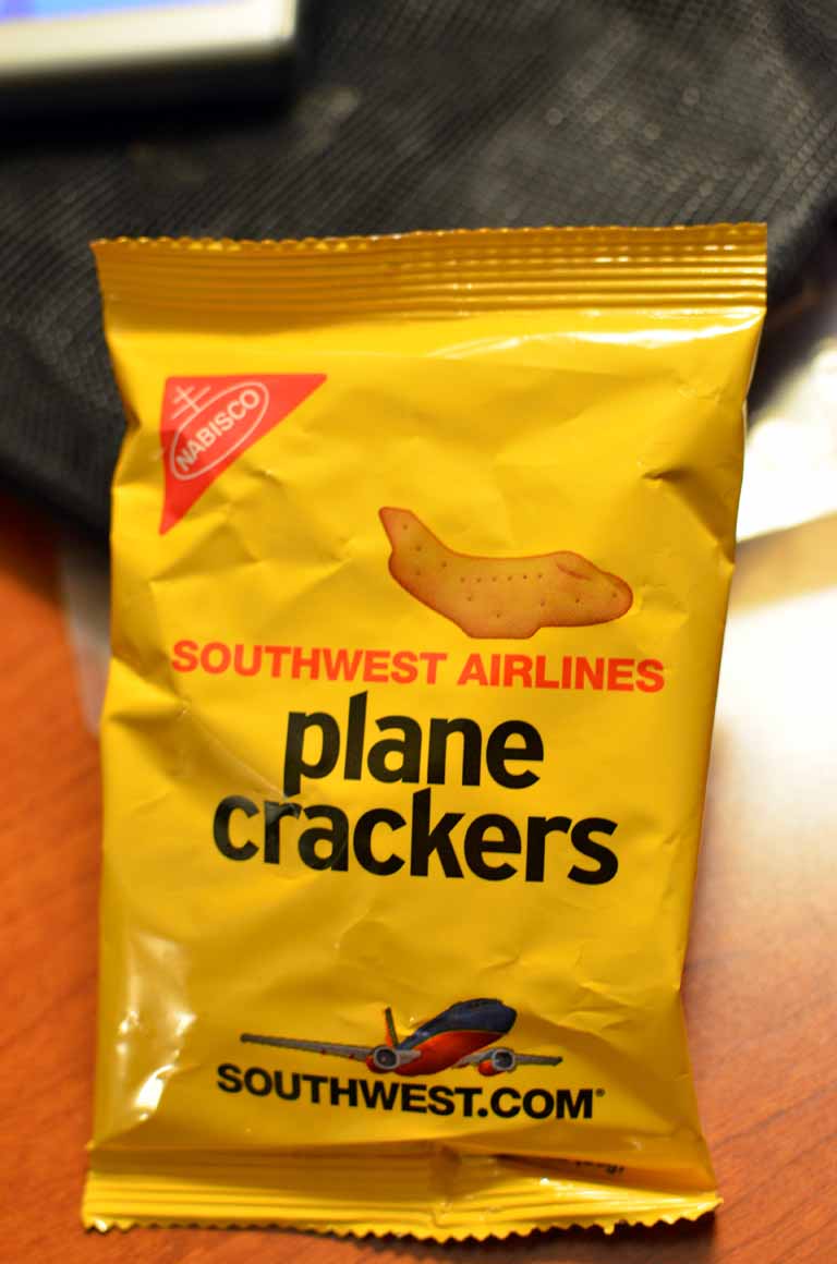015: Kenner, LA, November, 2010, Southwest Airline Snack - Plane Crackers!