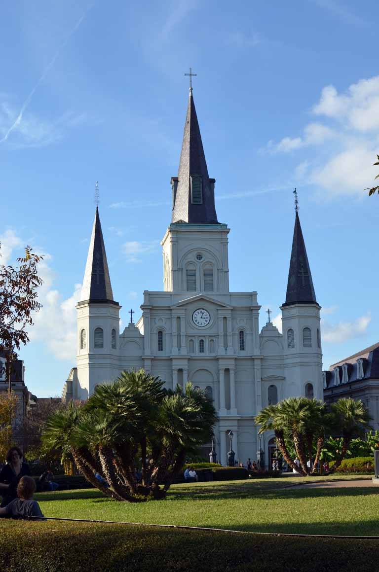 094: New Orleans, LA, November, 2010, French Quarter, St Louis Cathedral, Jackson Square