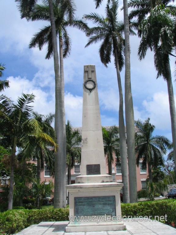 Cenotaph for WWI and WWII  Bahamian Veterans, Garden of Remembrance, Nassau, Bahamas