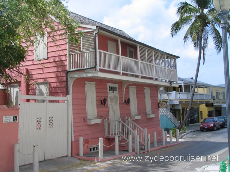 Balcony House, Nassau, Bahamas. The oldest wooden residence still standing in Nassau