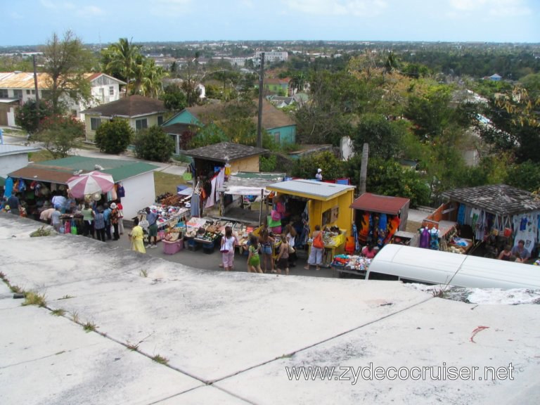 Vendors around Fort Fincastle, Nassau, Bahamas