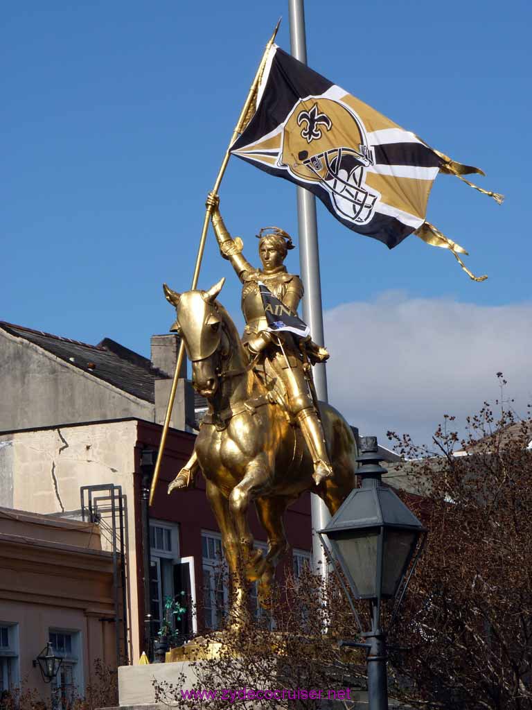 145: Joan of Arc Statue, Proud Member of the Who Dat Nation!, New Orleans, LA