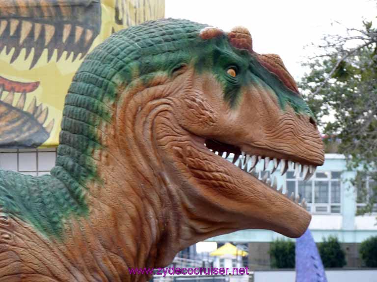 197: Allosaurus outside of the Aquarium of the Americas, New Orleans