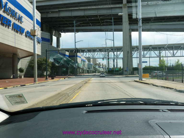 040: Driving along Convention Center Blvd, New Orleans
