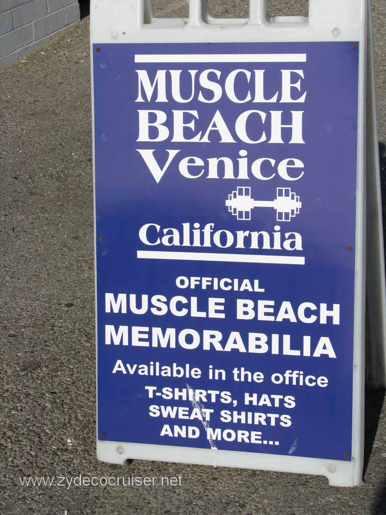 244: Carnival Pride, Long Beach, Sunseeker Hollywood/Los Angeles & the Beaches Tour: Muscle Beach Venice