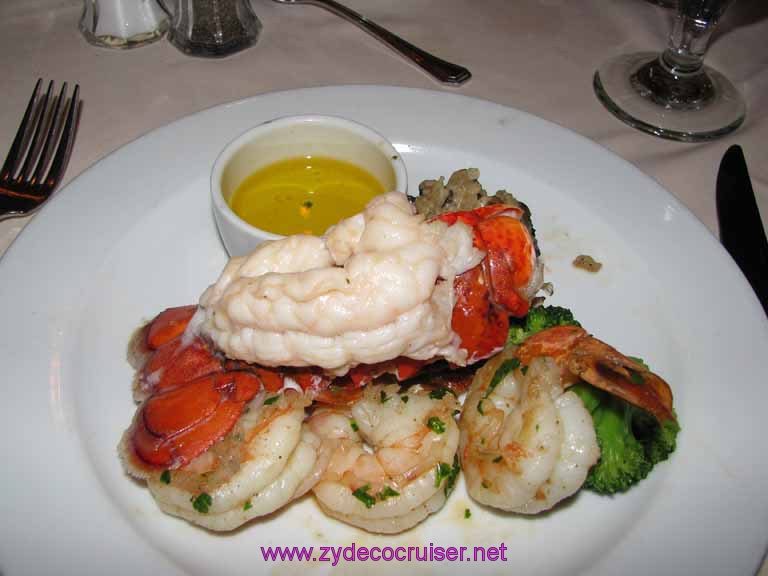 Carnival Broiled Lobster Tail (with shrimp) - Zydecocruiser