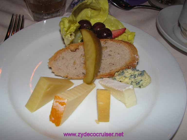 Carnival Cheese Plate (Desert menu) - Zydecocruiser
