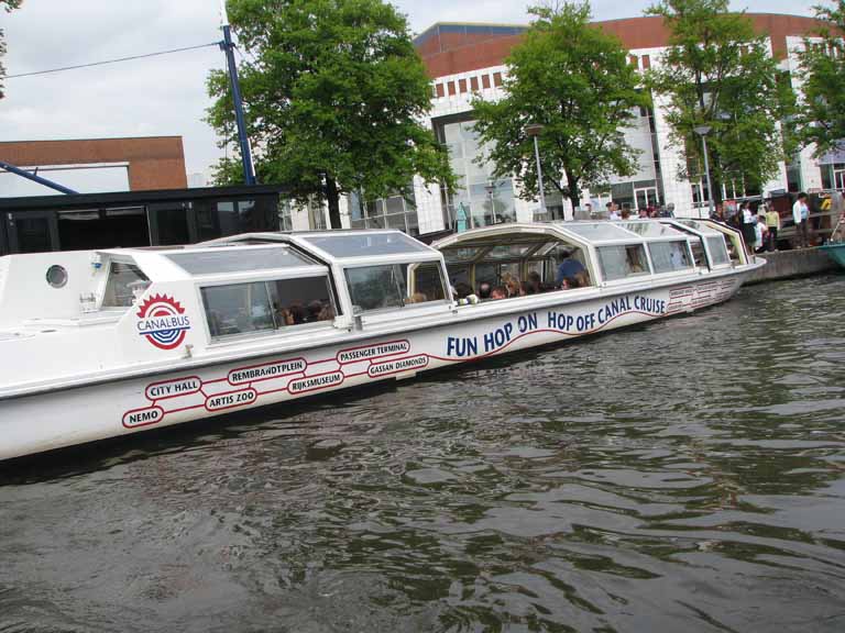 352: Carnival Splendor, Amsterdam, July, 2008, Fun Hop On Hop Off Canal Cruise