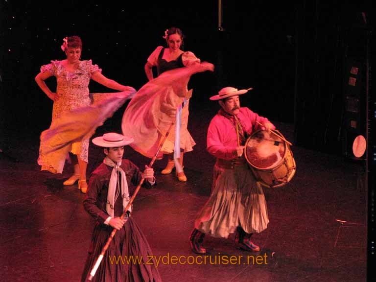 349: Carnival Splendor, South America Cruise, Buenos Aires, Welcome Aboard Argentine Folkloric Show, 