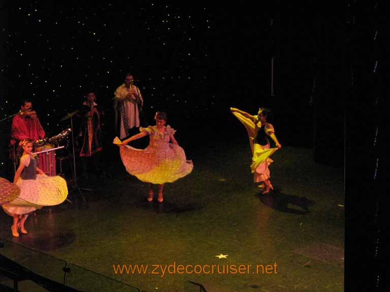 358: Carnival Splendor, South America Cruise, Buenos Aires, Welcome Aboard Argentine Folkloric Show, 